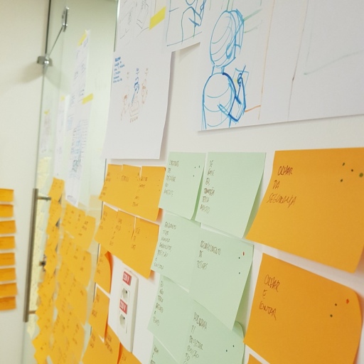 Ideas presentation and dot voting.