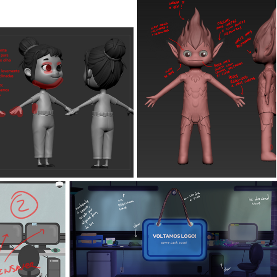 Some reviews for assets refinements.