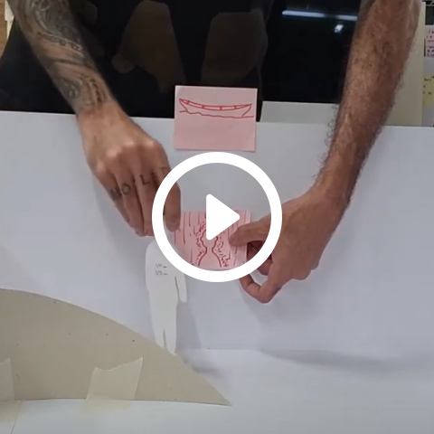 Story telling mock-up with sound effects.